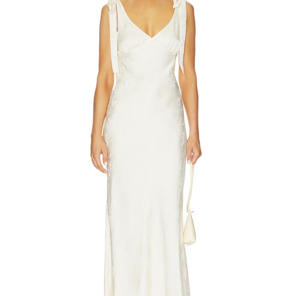 Stone Cold Fox Ivory Maxi Dress